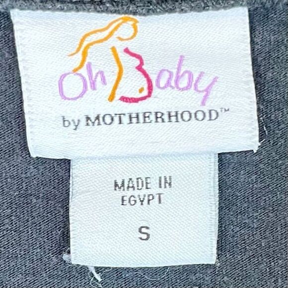 Oh Baby By Motherhood Black Long Sleeve Open Front Cardigan Small - Picture 5 of 7